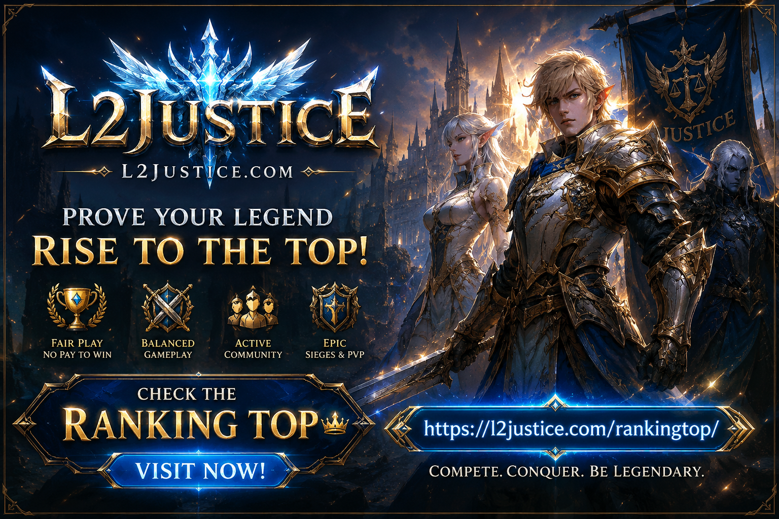 L2Justice Ranking Top promotional banner